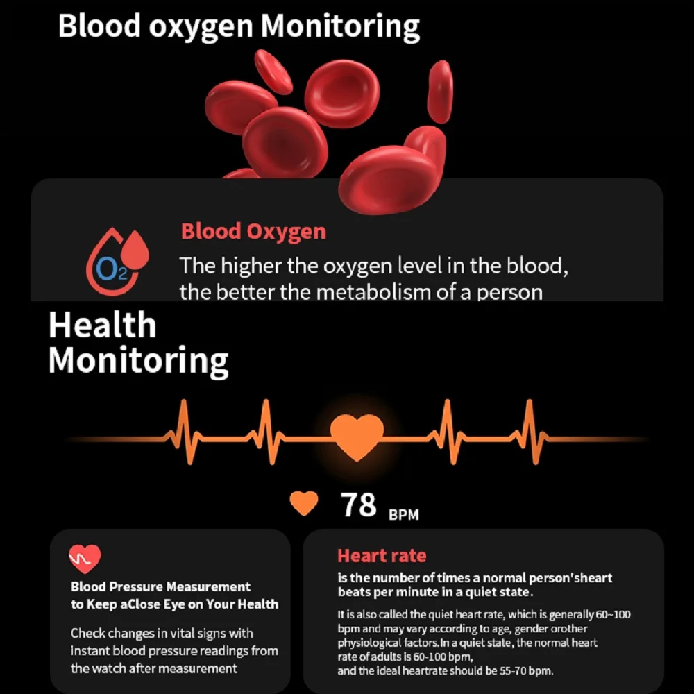Смарт-часы мужские с Bluetooth, 400 мА ч, 24 часа