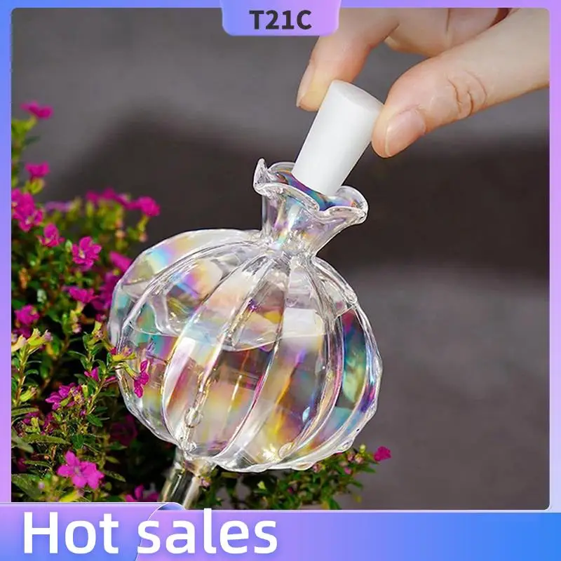 

T21C 2X Glass Automatic Plant Watering Bulbs Shape Flower Plant Water Dripper Houseplant Device Drip Irrigation System