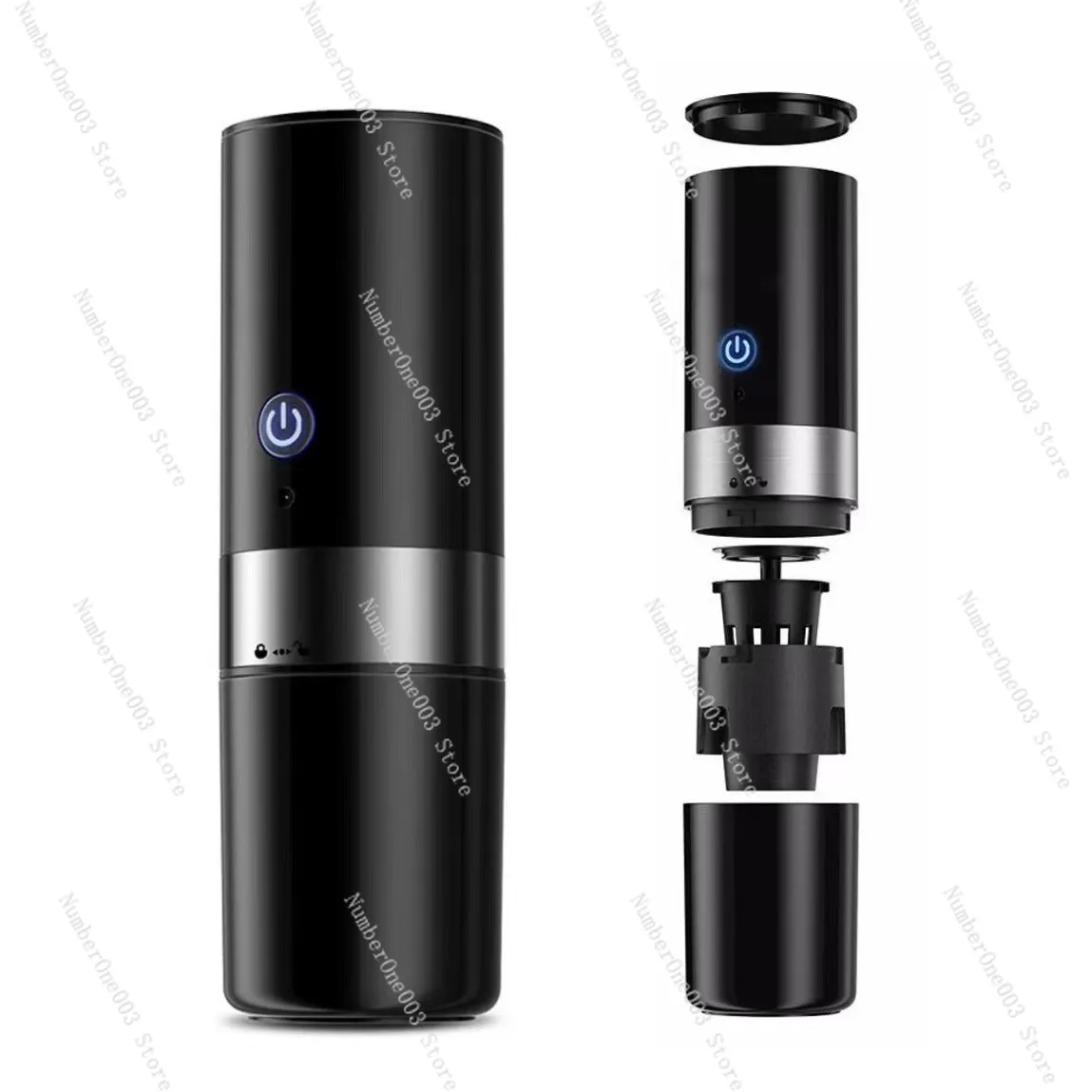 Cross-Border New Car Portable Capsule Coffee Machine Mini American Capsule Electric Coffee Machine Portable Coffee Powde