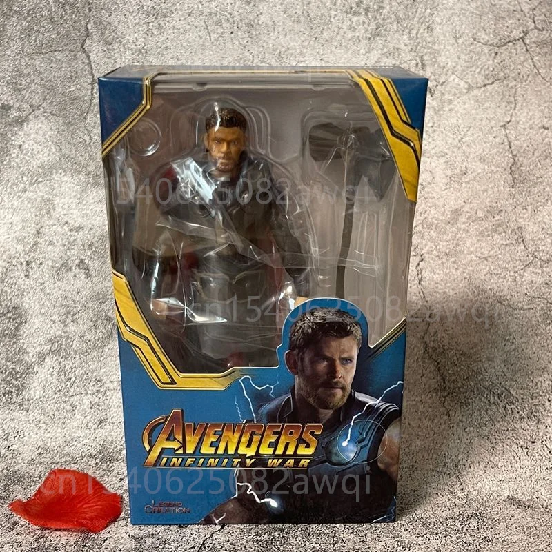 Marvel vengadores Thor figura juguetes películas serie Thor personaje escala modelo vengadores Infinity War adorno de escritorio figura de acción