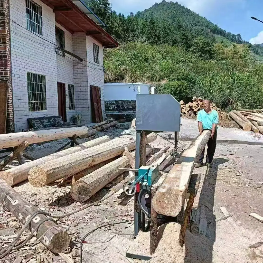 Woodworking band saw machine, easy to move, full set of cutting curves, household vertical