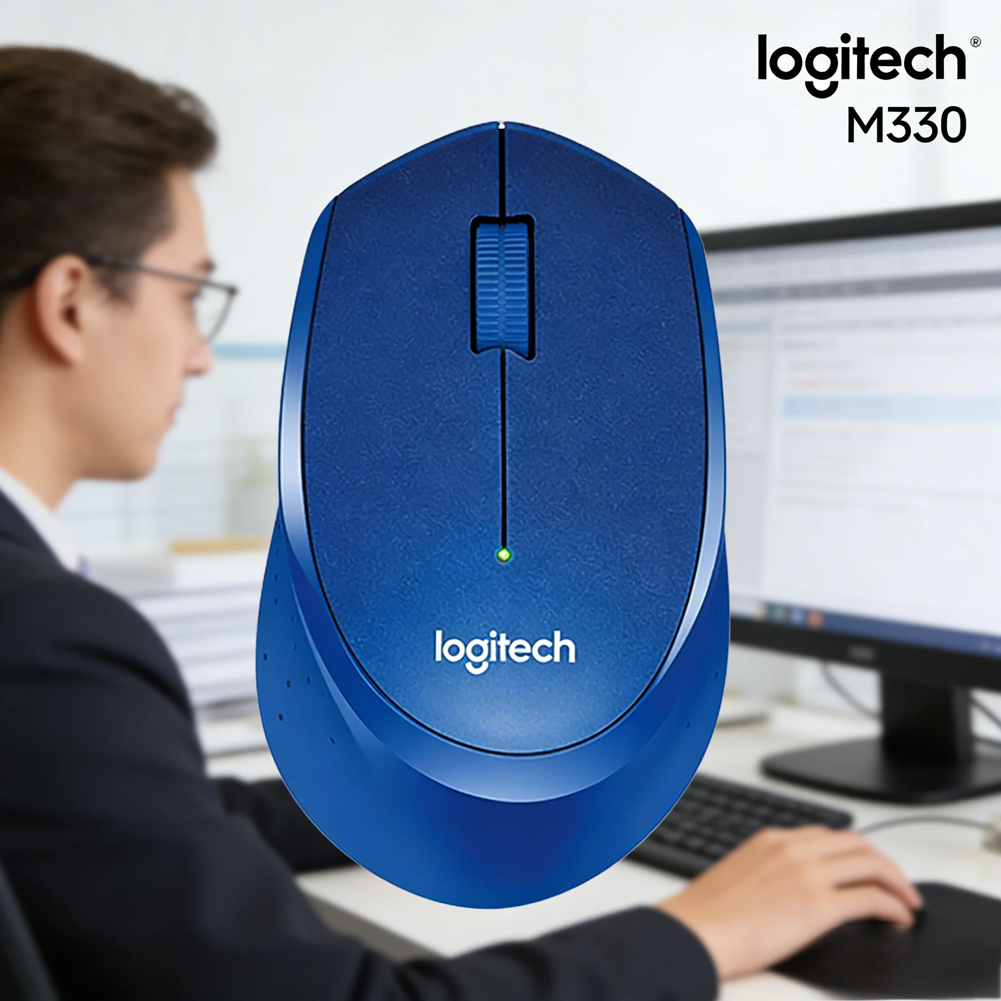 

Горячая распродажа: Беспроводная мышь Logitech M330 Silent Plus 2.4 ГГц, Plug & Play, 18 месяцев автономной работы