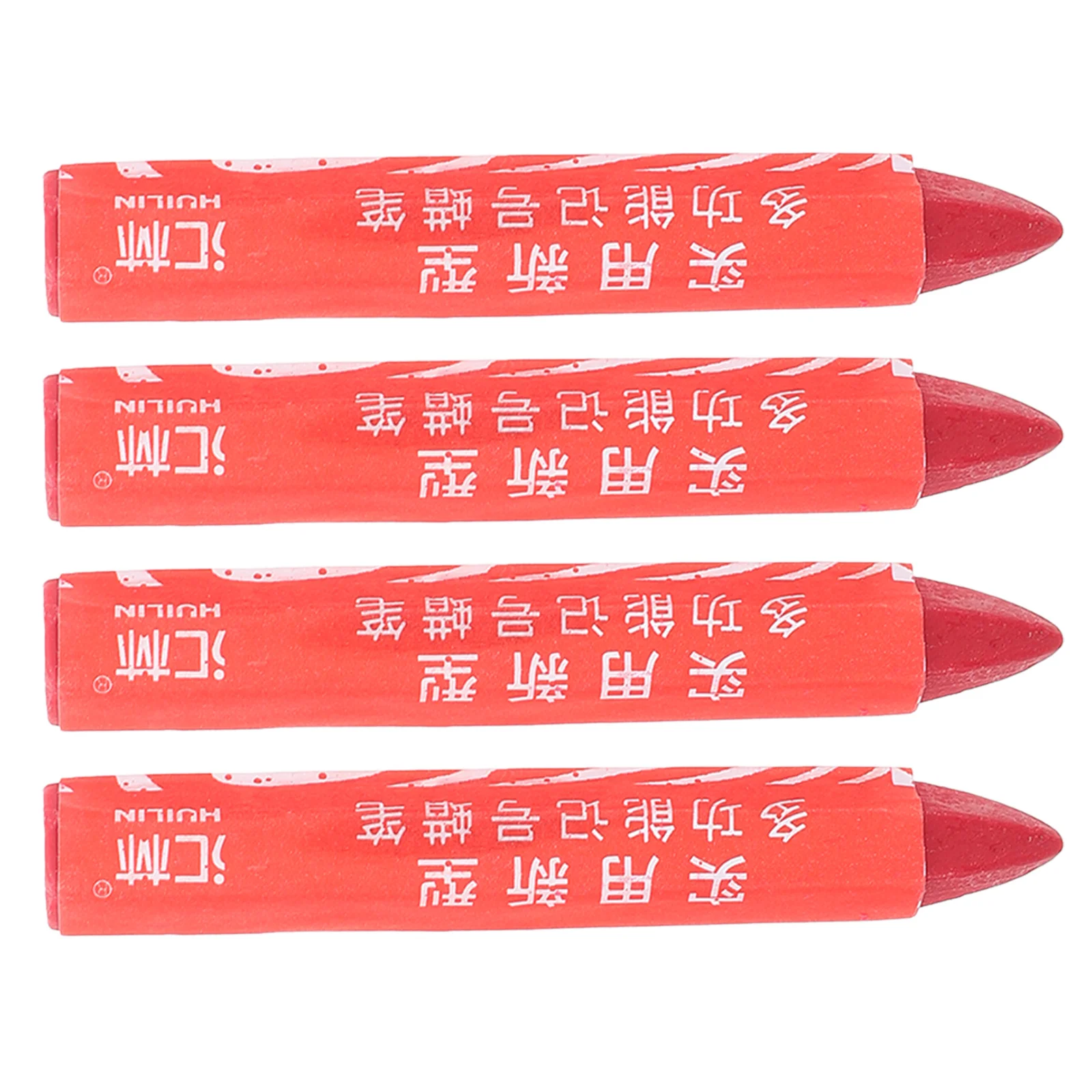 4PCS Lumber Crayons Wax Tire Marker Drawing Crayons Waterproof for Marking on Lumber Metal Wood Carton Ceramics Glass Plastic