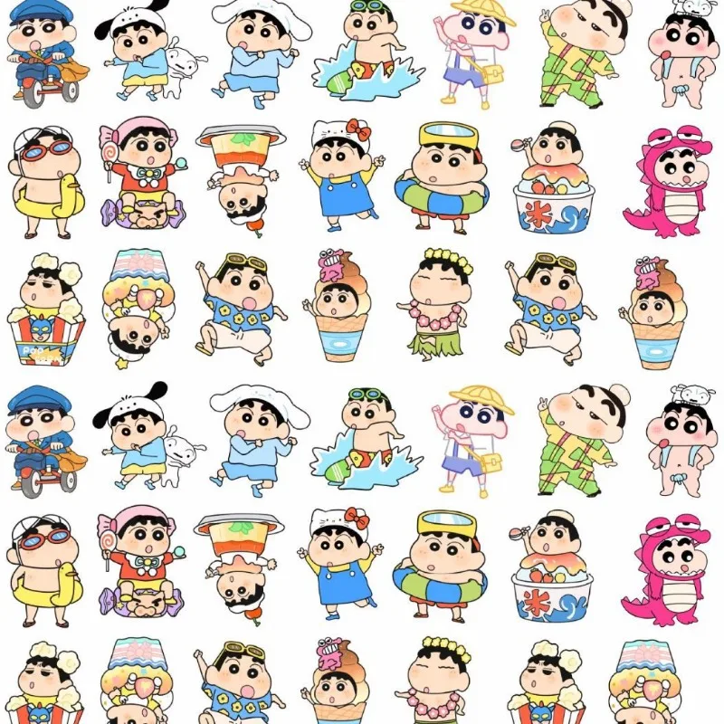 Anime Crayon Shin-chan Accessories Acrylic DIY Piece Accessories Keychains Refrigerator Magnets Hairpins Hair Accessories