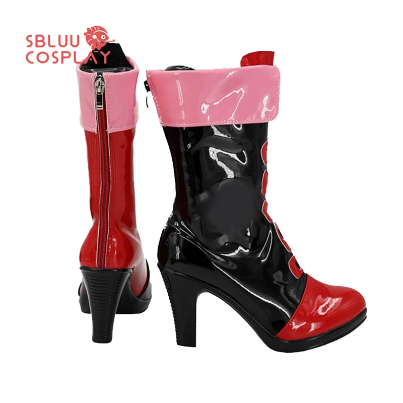SBluuCosplay Clown Girl Cosplay chaussures talons hauts fête d'halloween bottes sur mesure