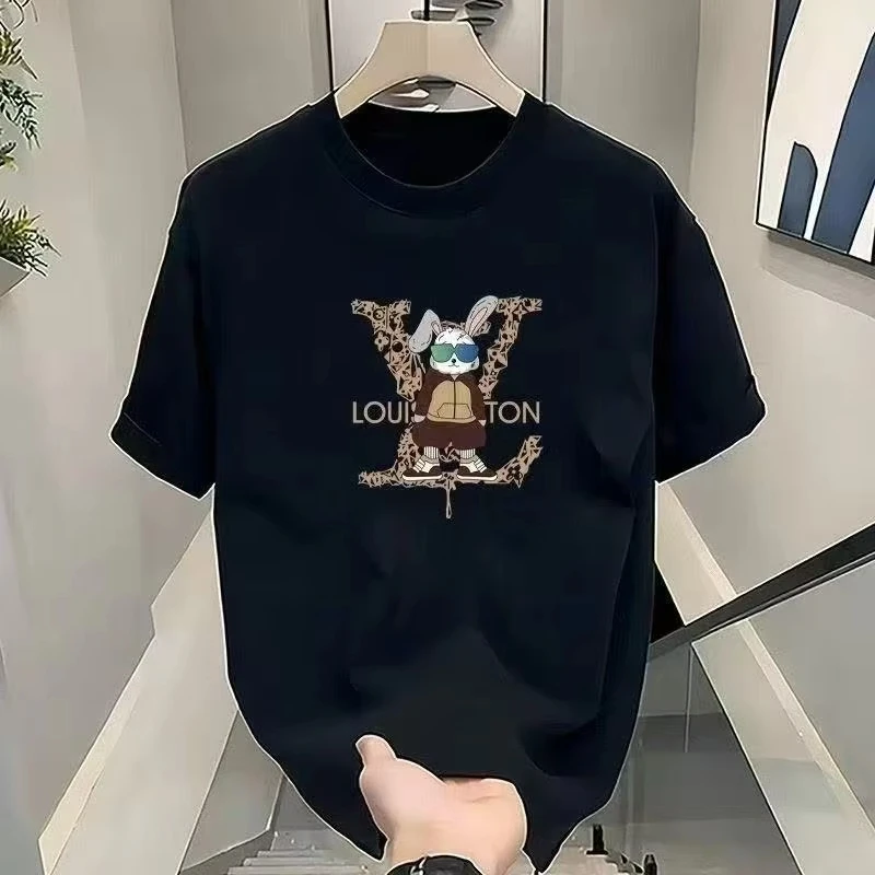 2026 Spring Summer Cotton Short-sleeved T-shirt Unisex Printing Casual Round Neck  shirts one piece pro choice