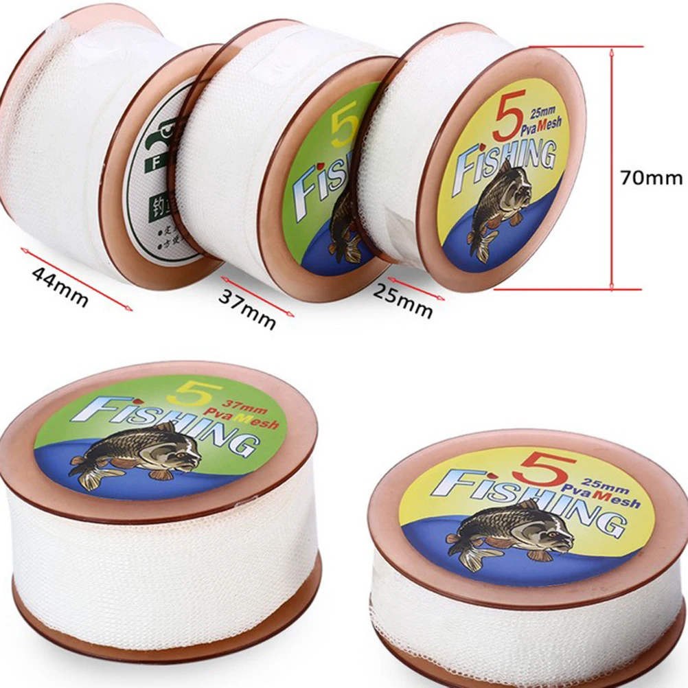 

5M PVA Water Soluble Mesh Feeder Refills Large Bait Bag Dissolving Sacks Carp Fishing Accessories Eco Friendly Anti Ladder