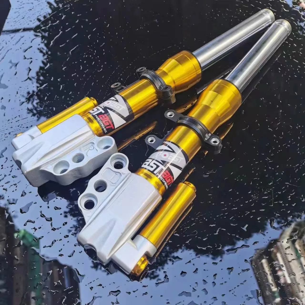 27-33 core 360mm 400mm Motorcycle Front Fork Front Shock Absorber Universal For Yamaha Scooter Cygnus-X BWS RSZ JOG Niu N1S NQI