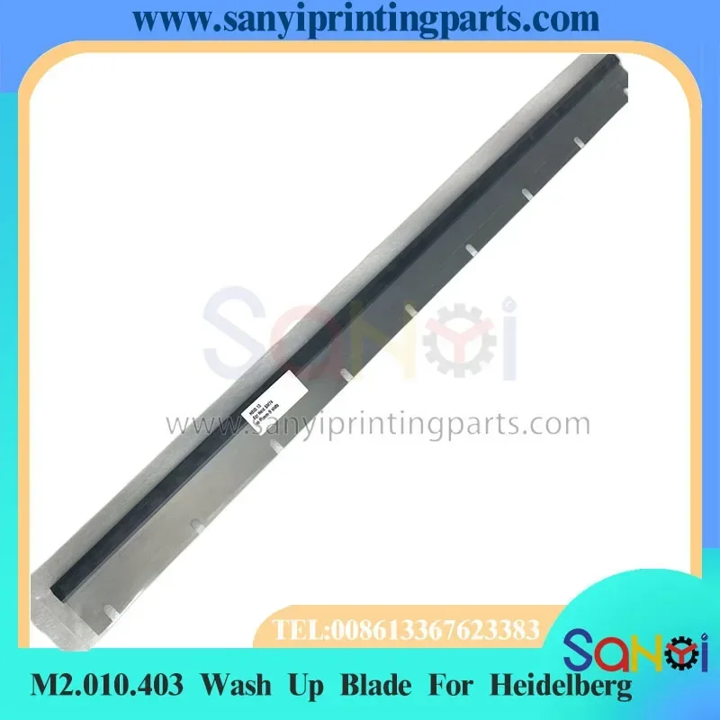 8 Pieces Heidelberg SM74 Wash Up Blade M2.010.403 9 Holes Size 825x60mm