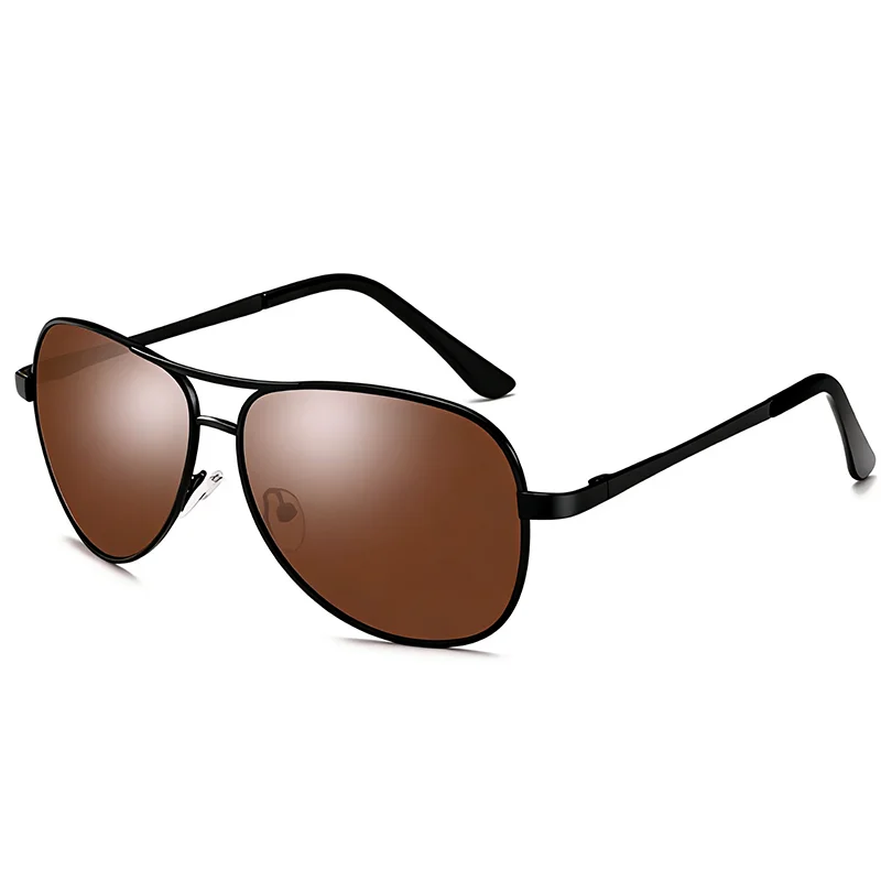 Gafas de sol clásicas de piloto para hombre y mujer, lentes polarizadas graduadas de aviación, 0-0,5-1,0-2,0-3,0 To-5,0