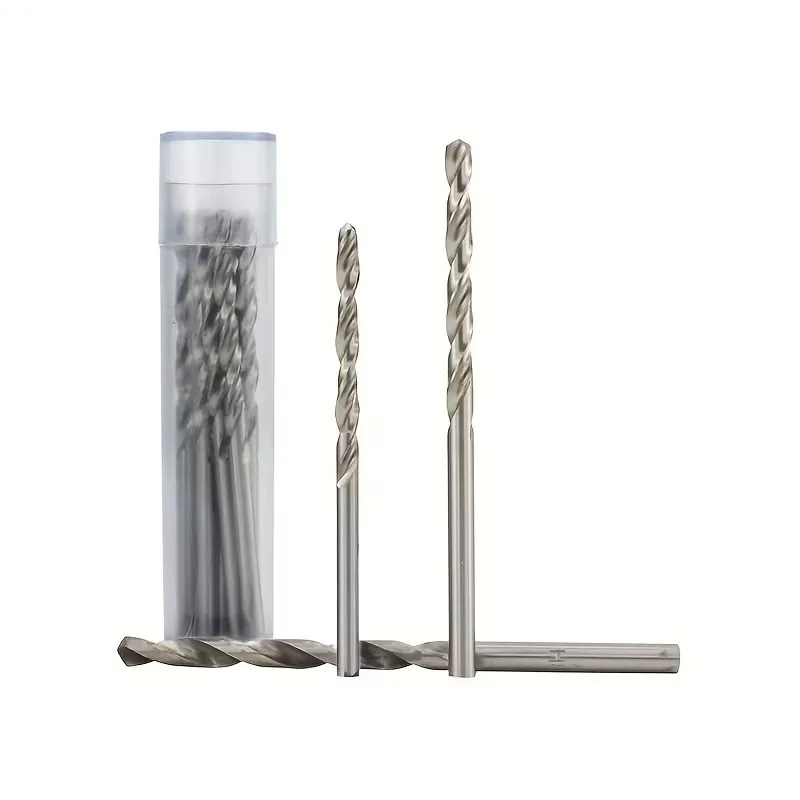 10pcs 2.5mm High Speed Steel Drill Bit Set - Perfect for Rotary Tool, Straight Handle Mini Drill & Hand Tools