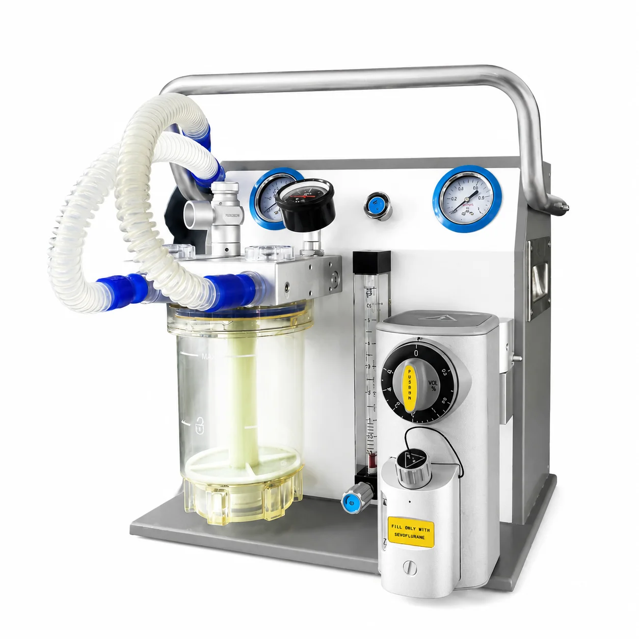 Portable Animal Anesthesia Machine Veterinary Anesthesia Equipment With Automatic Manual Modes Vaporizer
