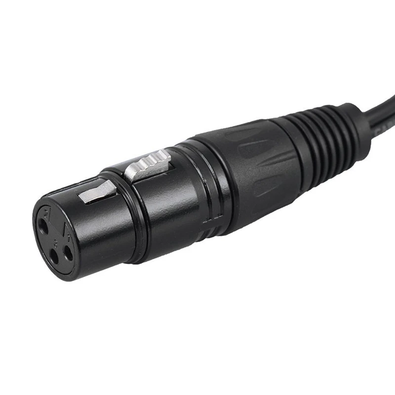 AS95 2X 1.5M Stereo Audio Splitter Y Cable 1 XLR Female to 2 RCA Male Plug for DJ Mixer Amplifier