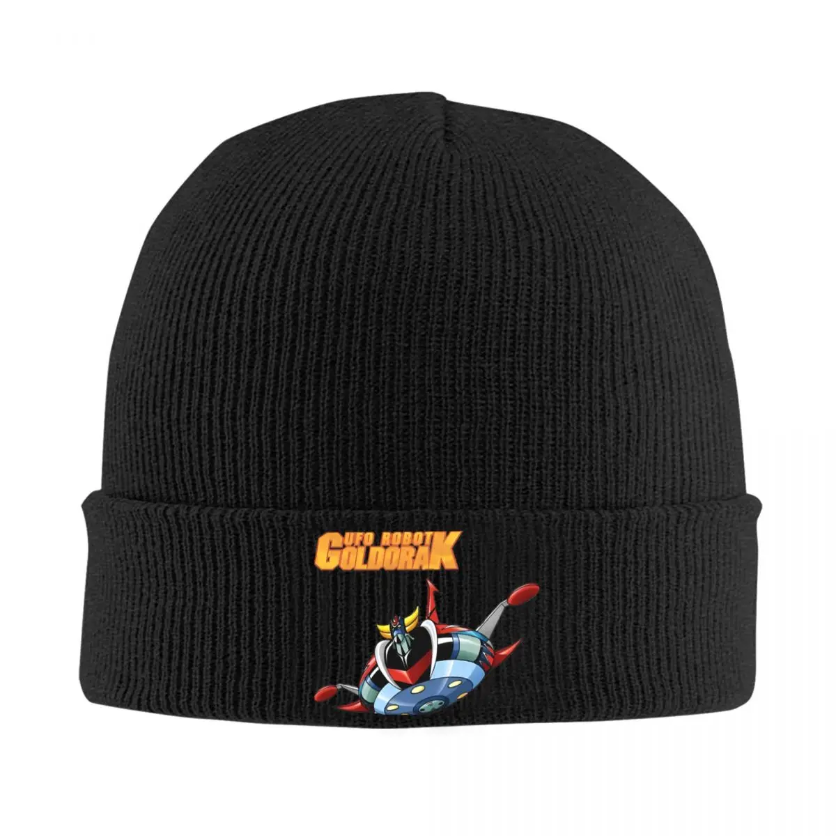 Mazinger Z UFO Roboter Grendizer Motorhaube Hüte Beanie Hüte Herbst Winter Gedruckt Stricken Hut Casual Männer Frauen Unisex Kpop Warme Kappe