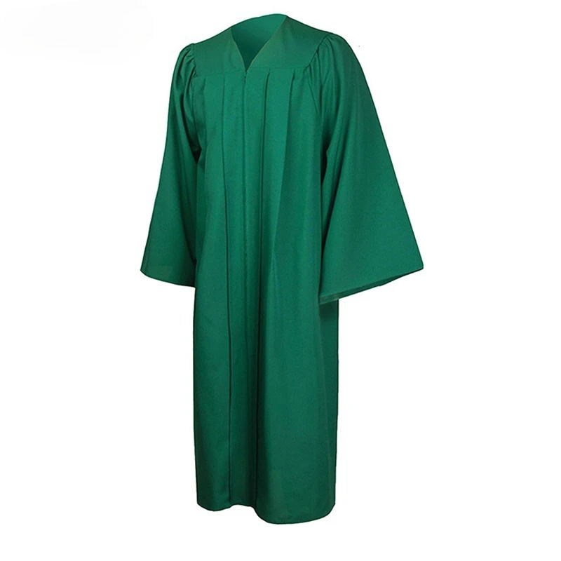 2025 Graduation Bachelor's Uniform Single Robe High School College Adult Dress Degree Master's Doctoral Uniform
