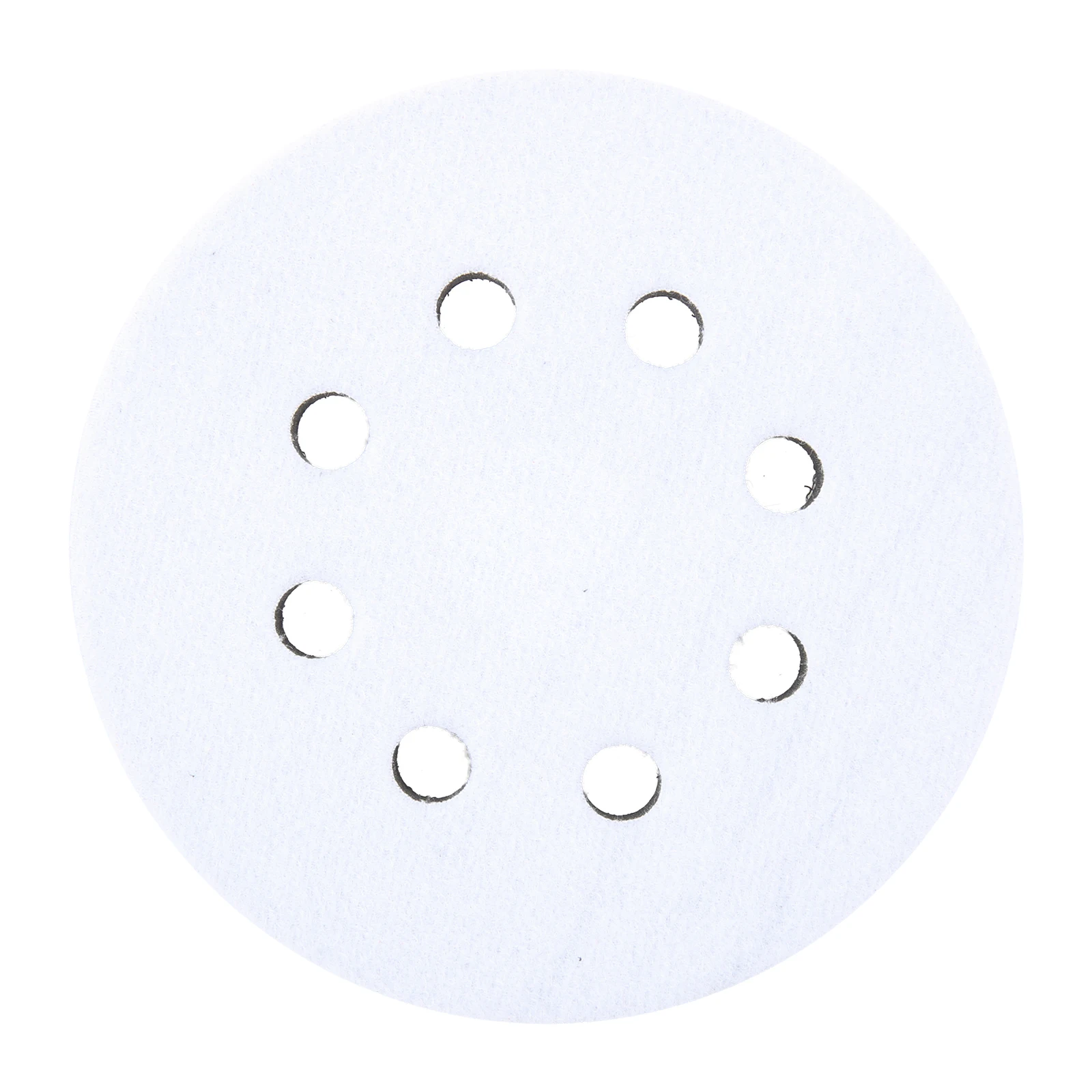 12pcs 5 Inch 8 Hole Foam Sanding Pads Hook and Loop Soft-Density Foam Cushion Buffer Backing Pad for Sander Sanding Buffing Disc