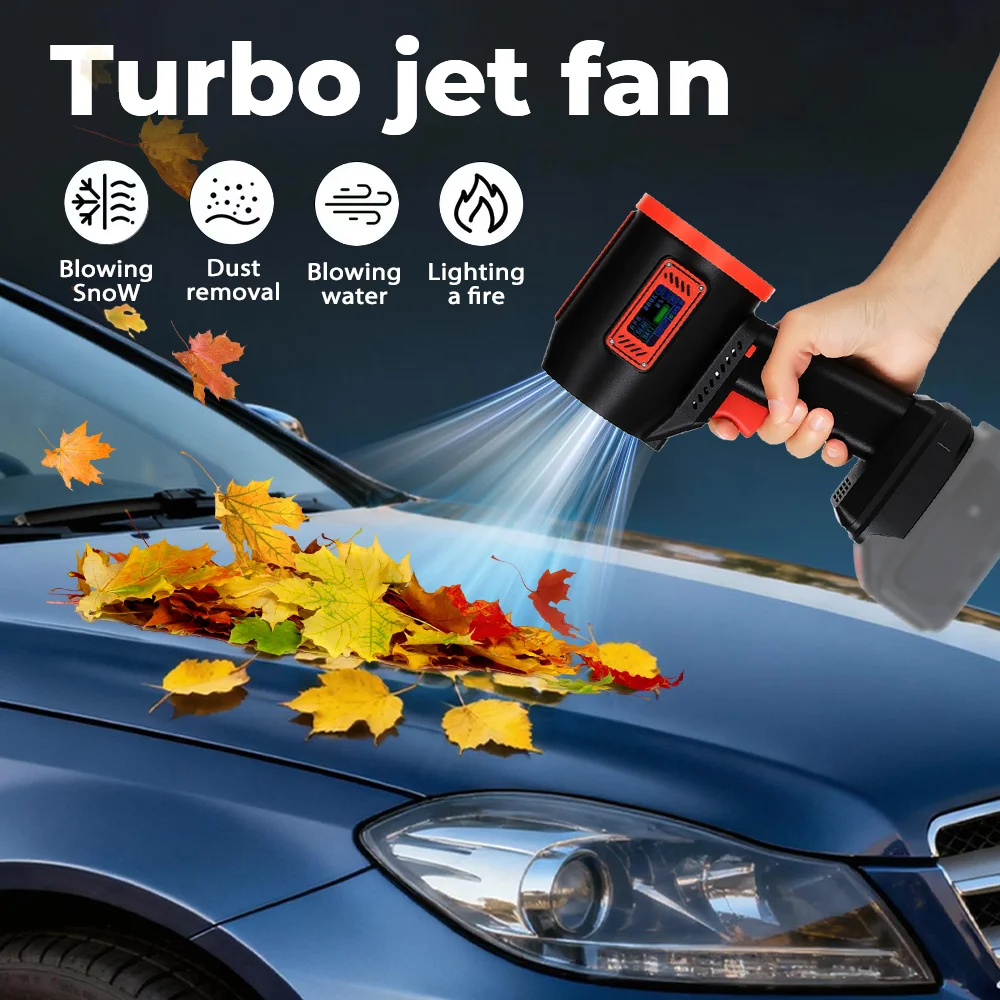 

X70 Max Blower 70MM Car Wash Air Gun Handheld Turbo Jet Fan Electric POWERFUL BLOWERS Car Violent Dryer for Makita No Battery