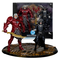 DC Multiverse Collector Edition 2pk-#4 Batman Who Laughs ( Knight Armor ) & Merciless (Dark Multiverse) Action Figure Doll Model