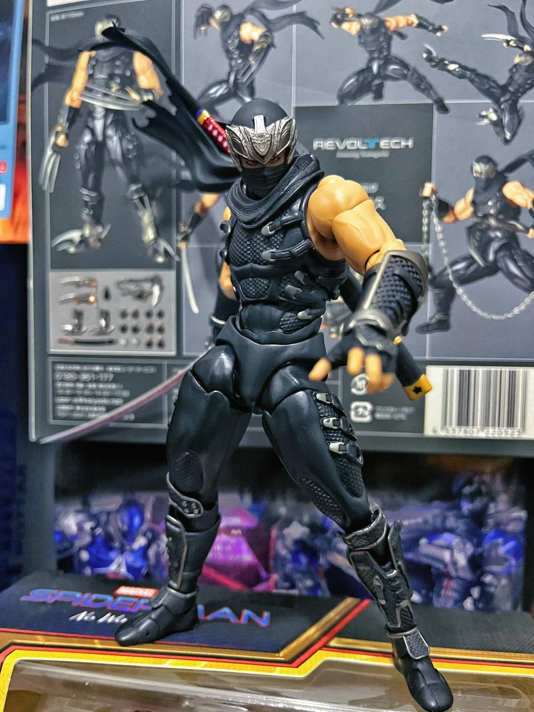 In Stock AC Toys The Second Batch Withe Ryu Revoltech 1/12 Amazing Yamaguchi Black Ryu Hayabusa Ninja Gaiden Action Figures Toy