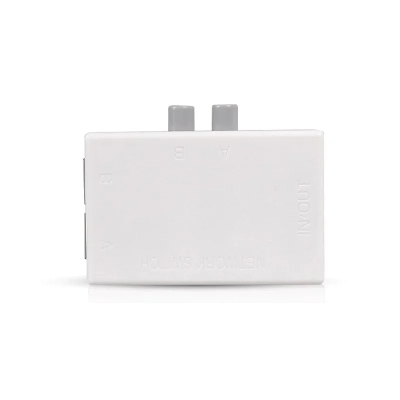 RJ45-2M 2 포트 미니 네트워크 스위치, 네트워크 공유 장치, 내부 및 외부 네트워크 스위칭