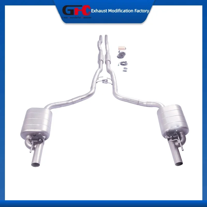 GFC Catback Valvetronic Muffler for Jaguar XJ 3.0T 2010-2019 High-Performance 304 Stainless steel Car Valve Exhaust Pipe