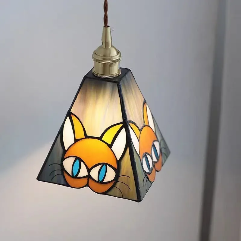 Janpanese Wabi-sabi Color Paper Small Scale Weight Design LED Pendant Lights Art Lamps for Bedroom Home Decoration Chandeliers