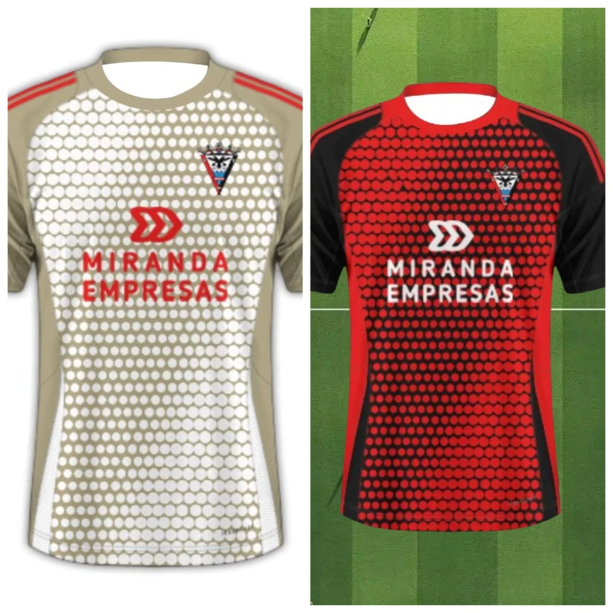 

2025 Hot-selling New Mirandes Short-sleeved Football Shirt Outdoor Training Breathable Quick-drying T-shirt Casual Top