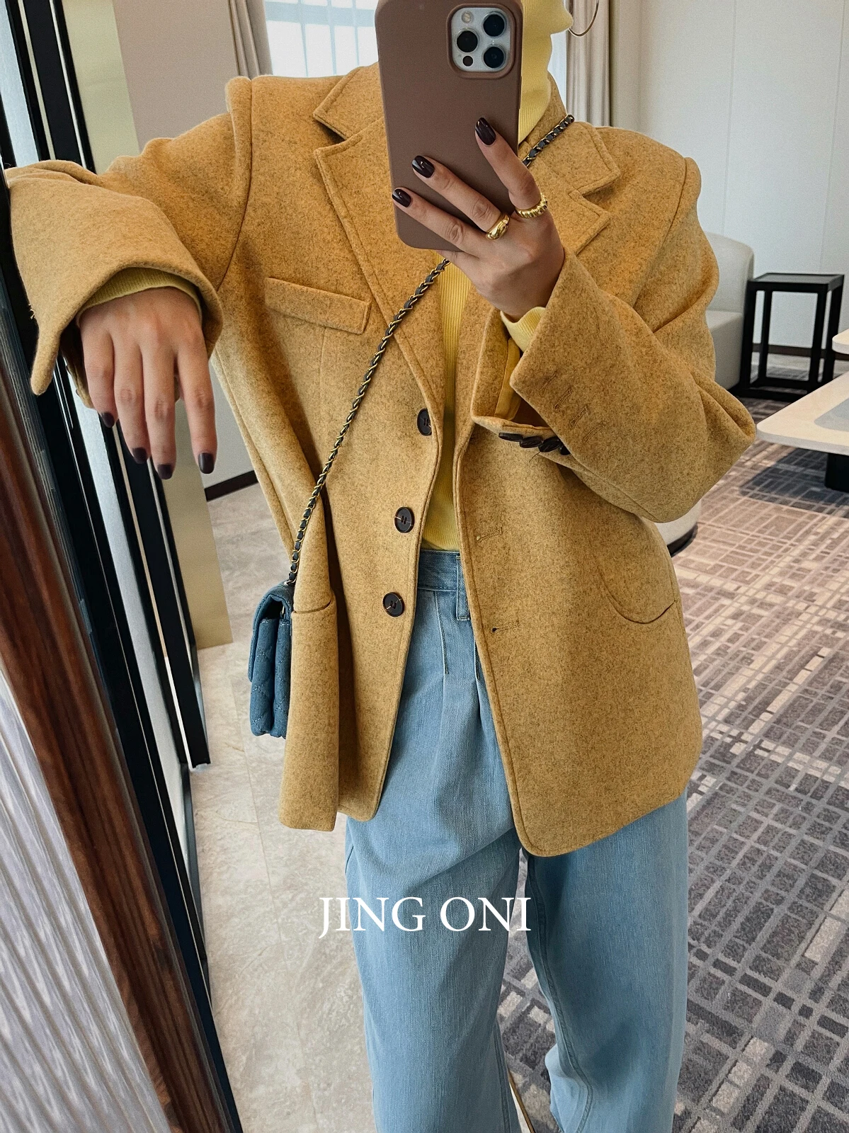 Woolen Winter Coat Jackets 2023 Woman Clothing Fashion Autumn Korean Style Vintage Y2k Tops Chic Blazer Suit luxury Tweed Trench