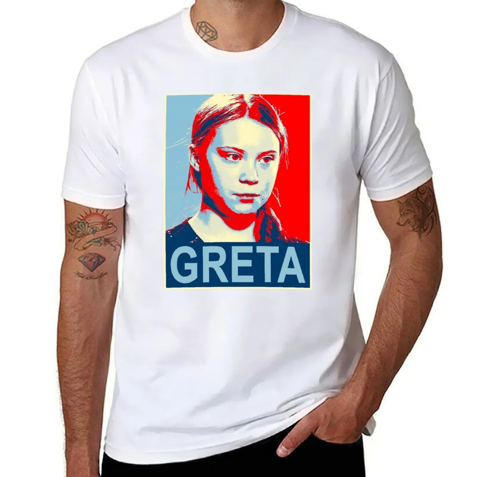 

Greta Thunberg Environmental Activist T-Shirt men t shirt cotton 100% t shirts for man cotton funny T-Shirt