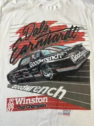 Rare Dale Earnhardt 80 년대 레이싱 티셔츠, 1987 패밀리 S 235XL 2D1, 긴팔 또는 반팔, 신제품