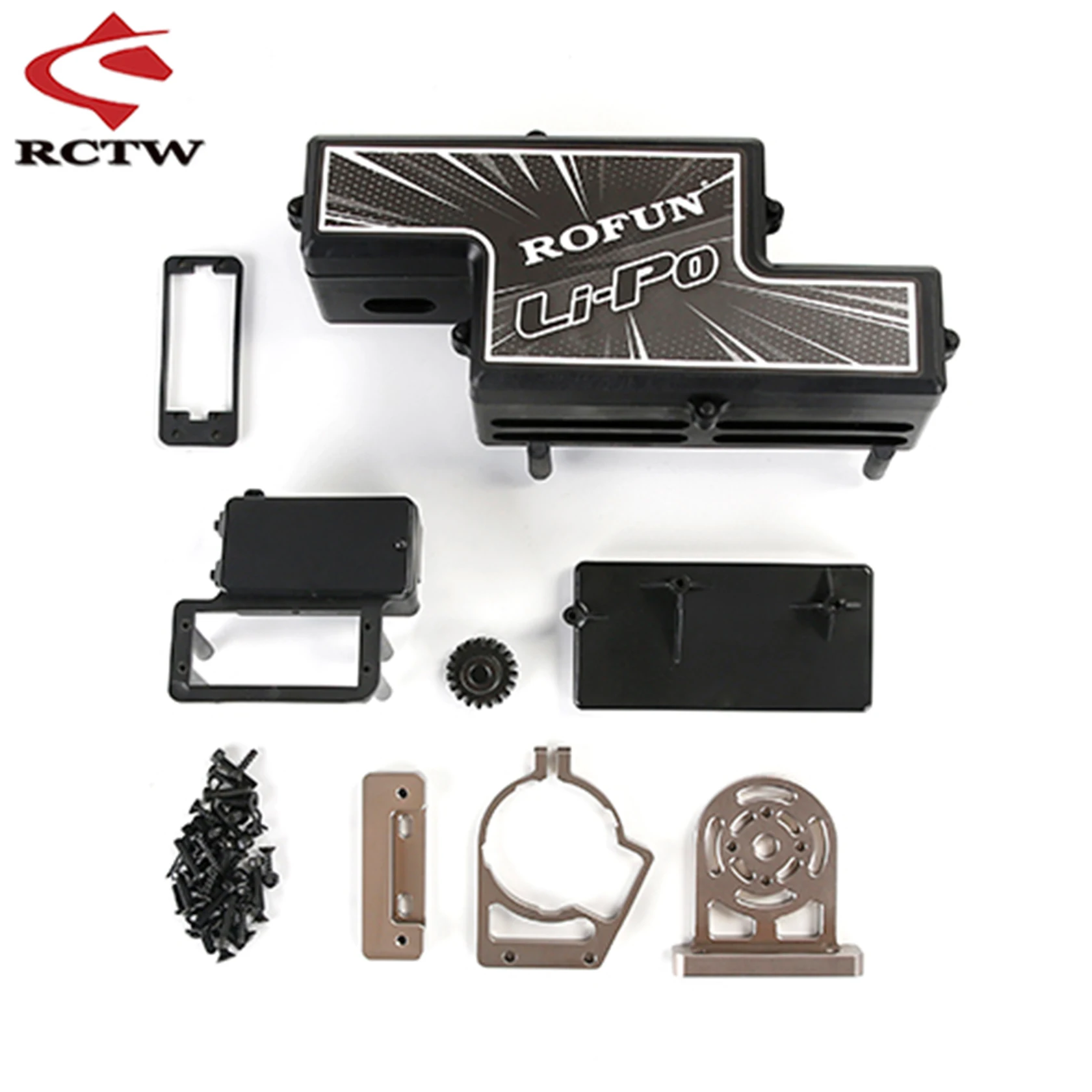 

Electric Conversion Kit Without ESC & Motor for 1/5 Rc Car Losi 5ive-t Rofun Rovan LT SLT V5 X-LT Truck Spare Toys Upgrade Parts