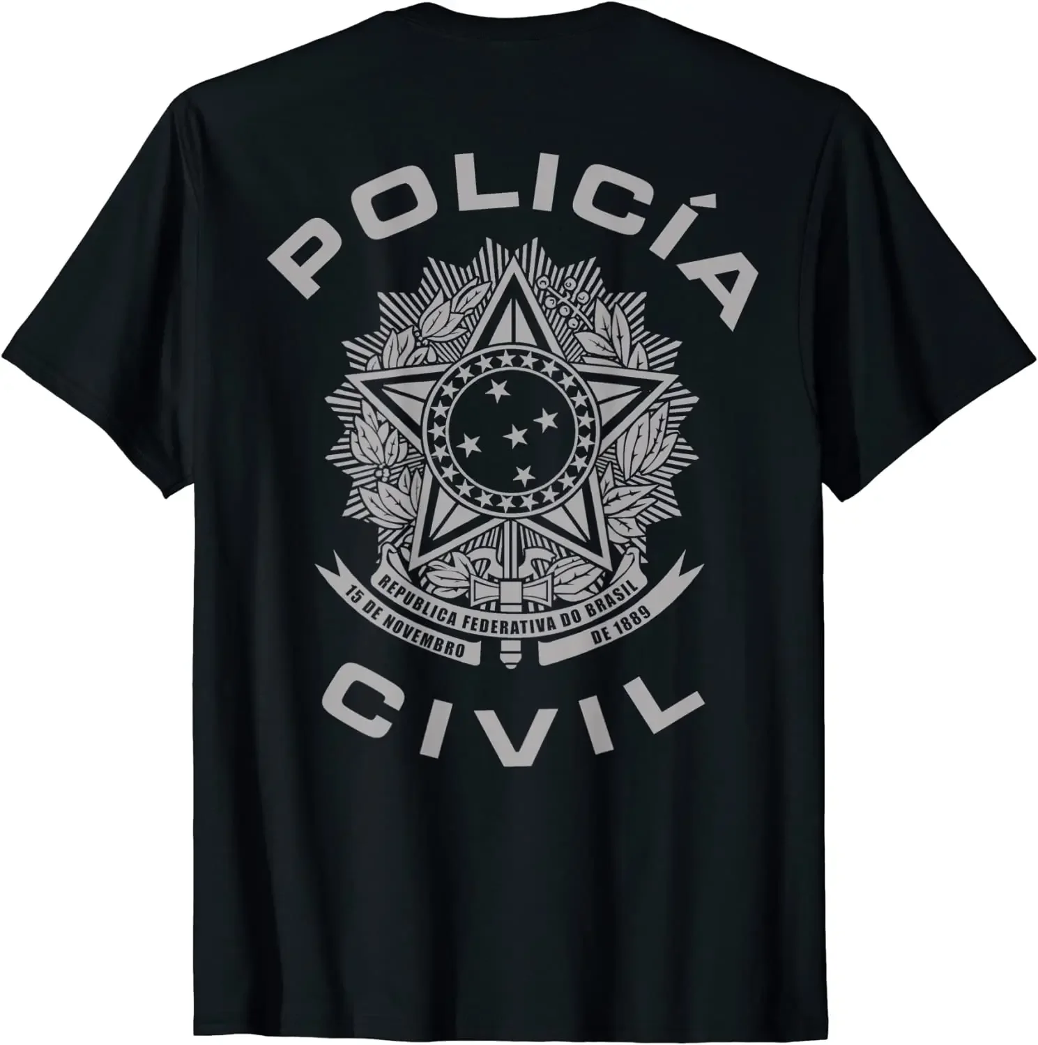 Brazil Policia Civil Special Force Men T-Shirt Short Sleeve Casual 100% Cotton O-Neck MEN Harajuku Tshirt