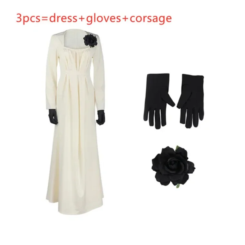 ชุดคอสเพลย์สุภาพสตรีดีมิตเรสคู ชัตแลน อัลซิน่า ไบโอแฮซาร์ด เจ้าหญิงเซ็กซี่ สำหรับงานปาร์ตี้ฮาโลวีน ชุดแวมไพร์ พร้อมสร้อยคอและหมวก