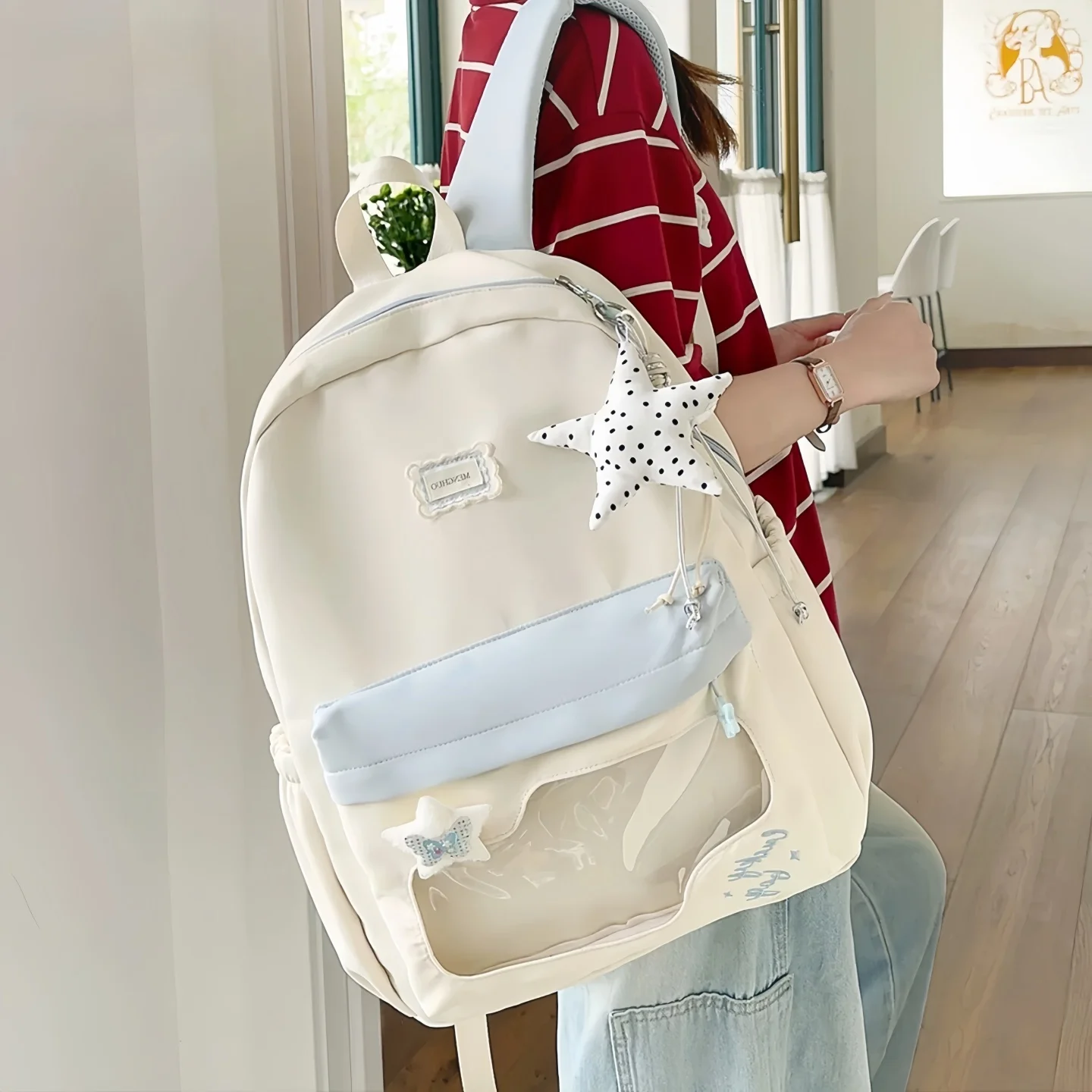 sac-a-dos-scolaire-grande-capacite-pour-filles-du-college-et-du-lycee-style-decontracte-simple-double-compartiment-zippe-impermeable