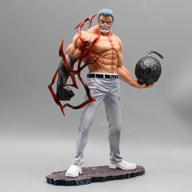 One Piece Figura Anime, Gk Monkey D Garp Boneca Estátua, Desktop Decoração Coleção Ornamento, Modelo PVC, Presente Brinquedos Periféricos, 26cm