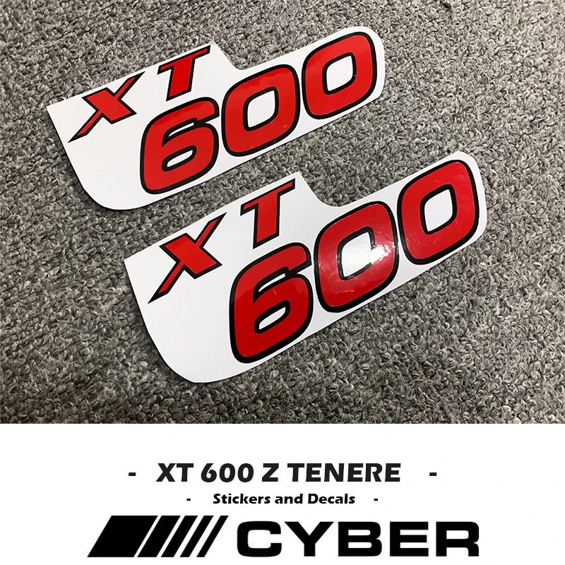 XT600 For Yamaha XT 600 Z TENERE 160mm*64mm Fairing Shell Sticker Decal  Motorcycle Sticker