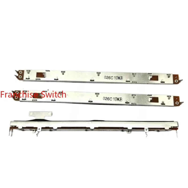 10PCS 128MM straight slip potentiometer B10K fader mixer medical apparatus accessories RSA0N11S9A0K