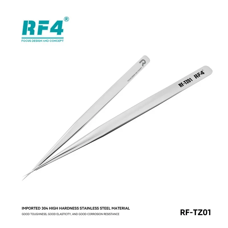 RF4 RF-TZ01 Extra Sharp Tweezers for Mobile Phone Tablet Computer High Hardness High Precision Flying Wire Repair Tweezers