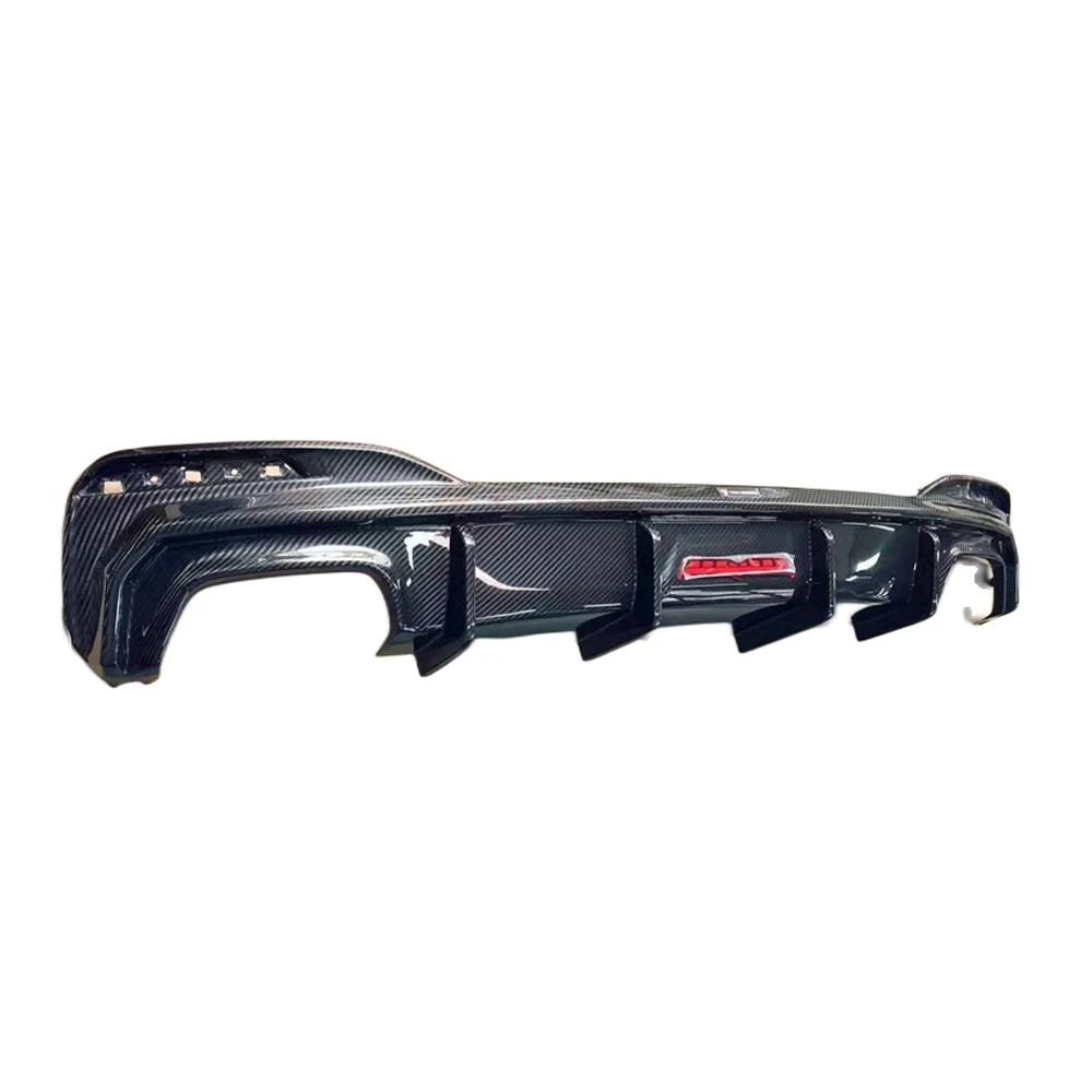 NEW Dry Carbon Fiber  Universal Rear  Spoilers Car  Rear Bumper Lip Diffuser for BMW 5 Series G30/G38 2021-UP Body Kit