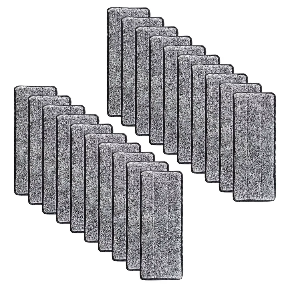 

JOYBOS Mop Cloth Set 3-20pcs Rags Microfiber Mops Washable Kit Accessories Cleaning Gray