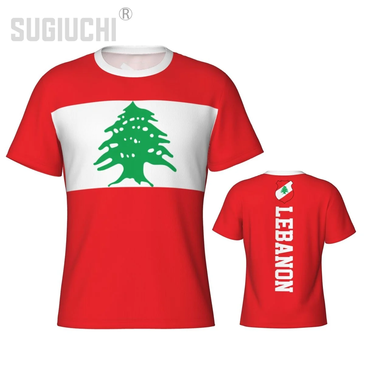 Sports T-shirt Lebanon Flag Lebanese 3D For Men Women Tees jersey Clothes Soccer Football Fans Gift Patriotic T shirt