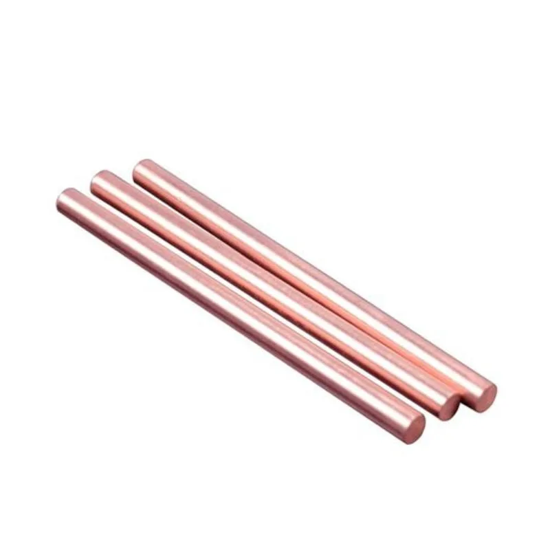 Copper Round Bar T2 Rod Metal Rods Diameter 12 14 15 16 18 20 22 25mm Length 100mm 150mm 200mm 250mm Milling Metalworking