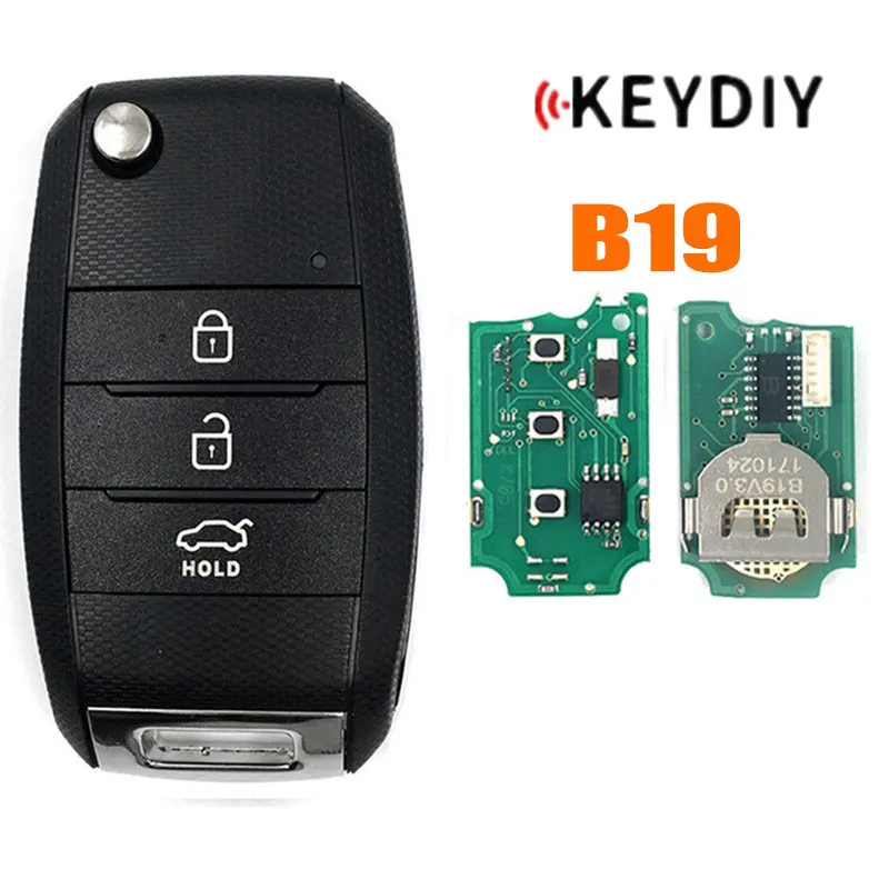 1pcs Keydiy Remote Carkey KD B19 B19-2 B19-3 B19-4 Universal 3 Button Remote Smart Key for KD900 KD-x2 KD Mini Remote Control