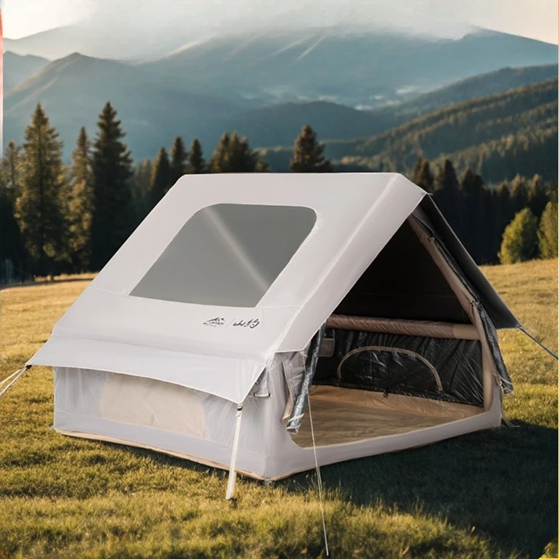 

Современная простая надувная палатка, портативная складная палатка для кемпинга, пикника, утолщенное снаряжение для кемпинга на ночь, уличная мебель FYIT