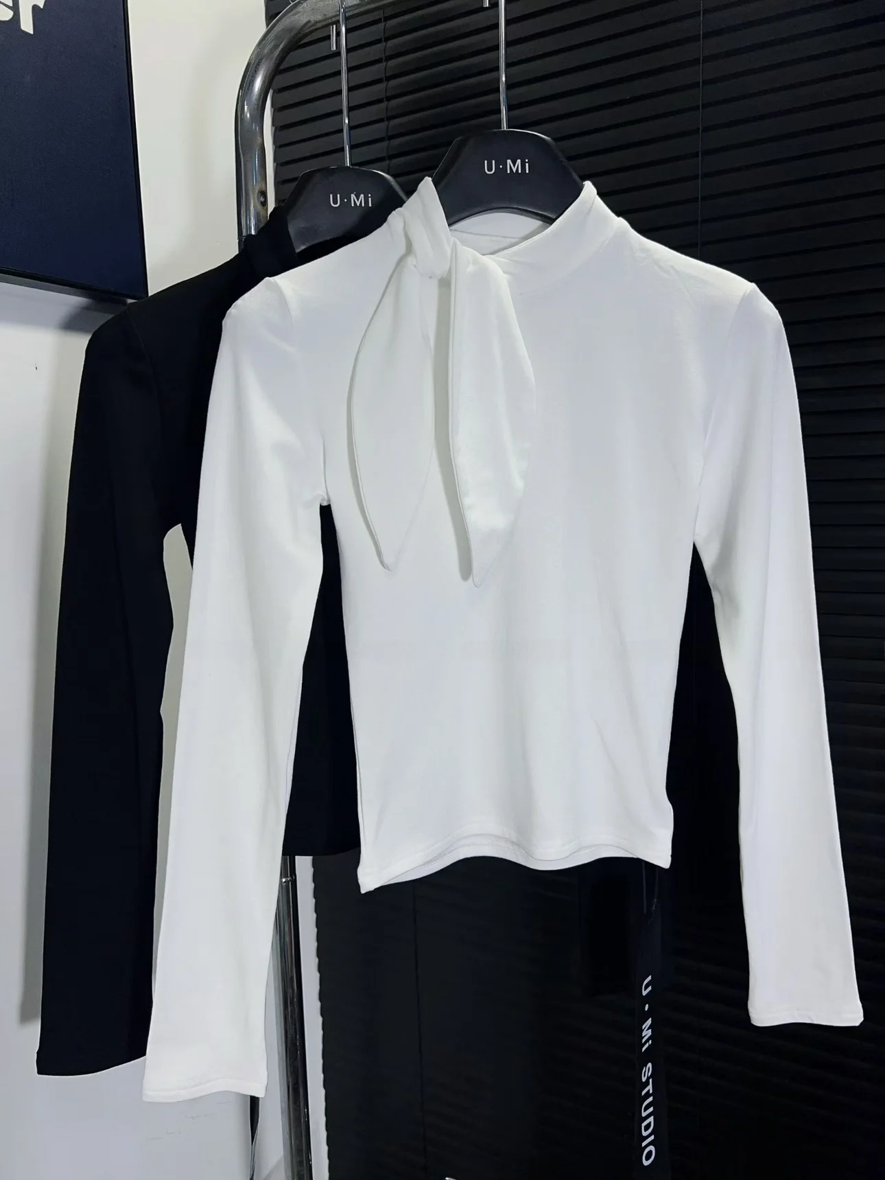 الكورية Sle عقدة ort Sve المرأة تي شيرت الشتاء Thiened طويل Sve القطن جولة Ne أعلى التخسيس صالح #3