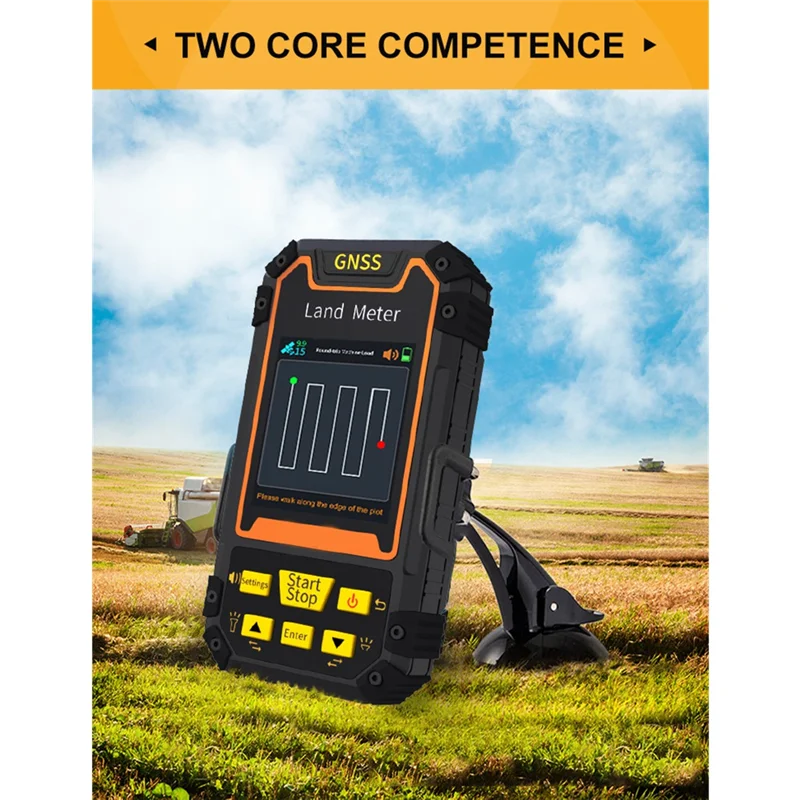 AAAN-Wanggan S4 GNSS Receiver Surveying Machine GPS Land Meter Color Screen Area Measurement