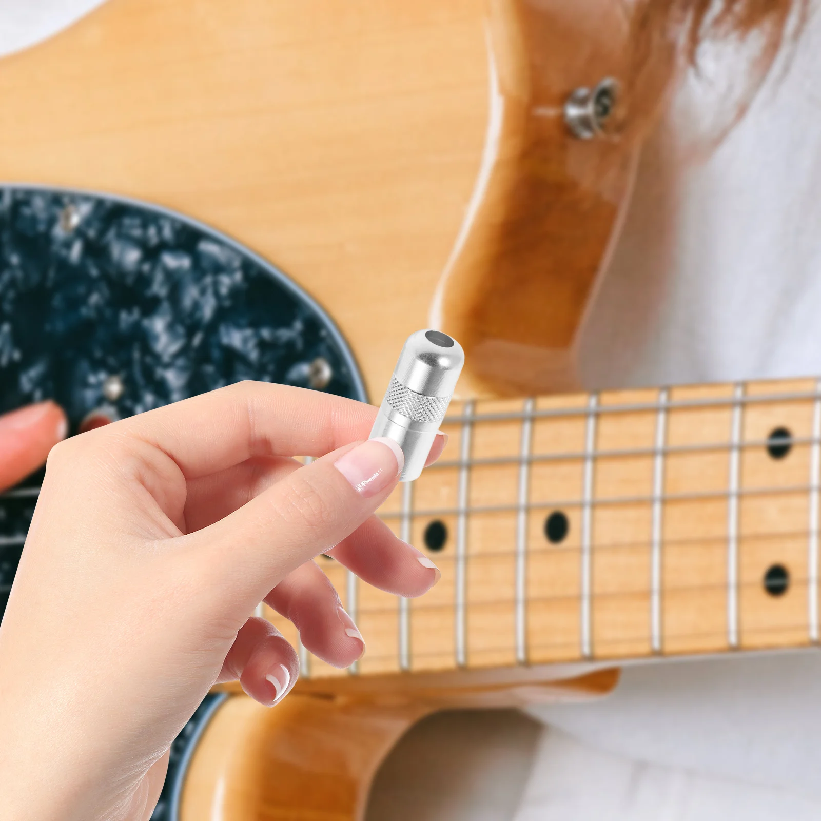 

2Pcs Guitar Endpin Output Jack Cover Aluminum Protective Sleeve Acoustic Guitar Jack Housing Replacement Parts