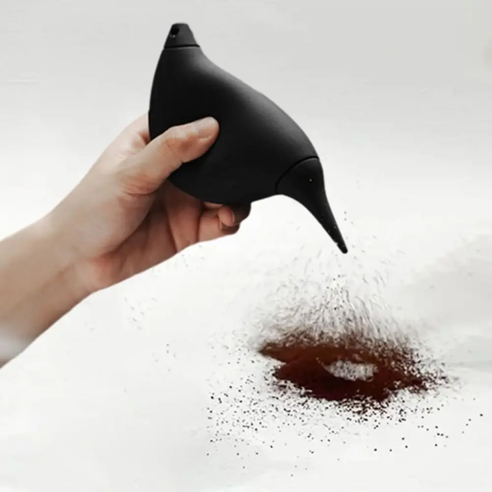 Bird Shape Coffee Powder Cleaning Air Blower Silicone Hangable Powder Cleaning Air Nozzle Flexible Dust Cleaner Tool Keyboard