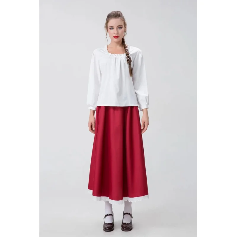 Disfraz de Cosplay de Caperucita Roja clásico de Halloween de Bear's Den nuevo 2025