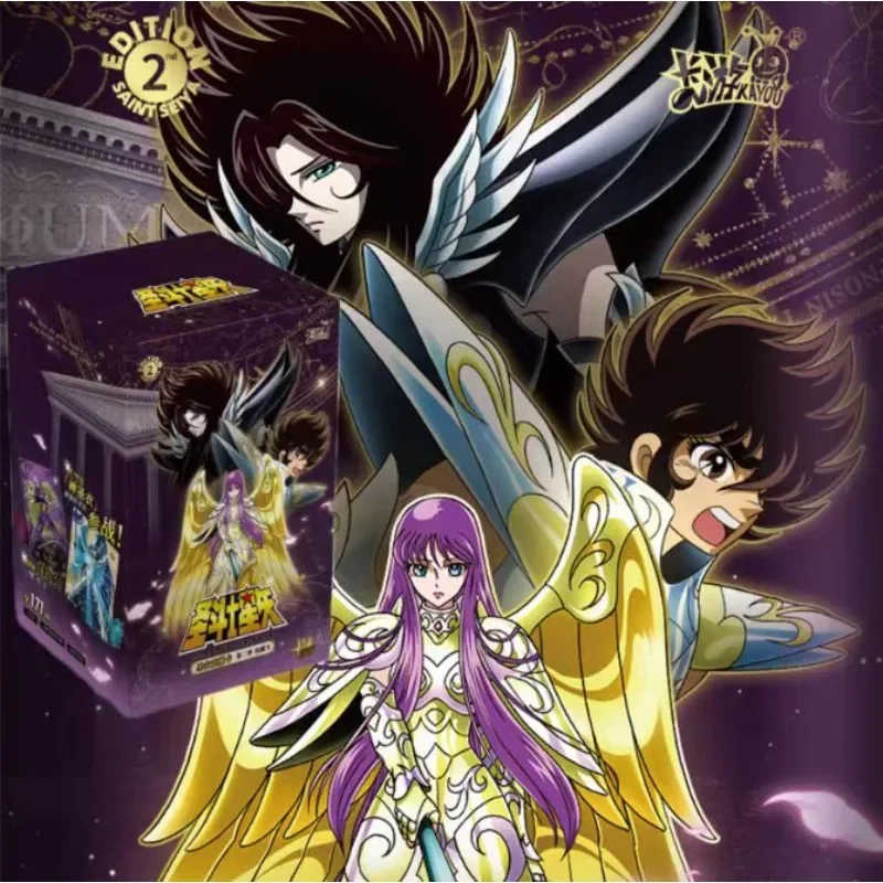 KAYOU Genuine Saint Seiya Cards Holy Cloth Awakening Card 2nd Bullet Anime Paper Collection Card Children's Gifts